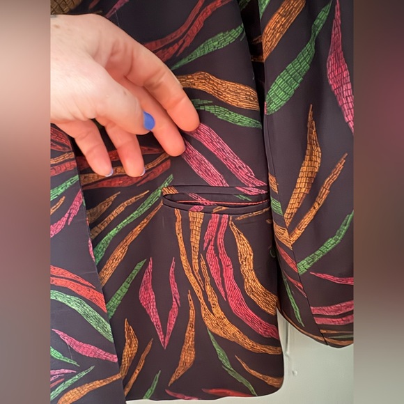 Farm Rio patterned suit womens size L - Picture 7 of 12